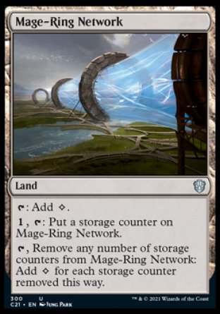 (300) Magic The Gathering Commander: Strixhaven Single: Mage-Ring Network Uncommon