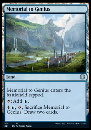 (301) Magic The Gathering Commander: Strixhaven Single: Memorial to Genius Uncommon
