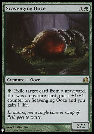 (170) Magic The Gathering The List Single: Scavenging Ooze Rare