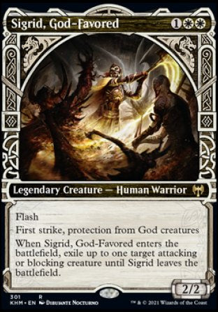 (301) Magic The Gathering Kaldheim: Extras Single: Sigrid, God-Favored Holo Rare