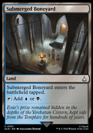 (301) Magic The Gathering Universes Beyond: Assassin's Creed: Extras Single: Submerged Boneyard Uncommon