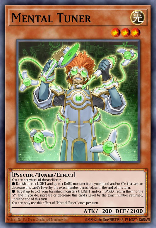 (310) YuGiOh TCG MP24: 25th Anniversary Tin: Dueling Mirrors Single: Mental Tuner  Common