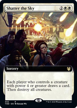 (302) Magic The Gathering Theros Beyond Death: Extras Single: Shatter the Sky Rare