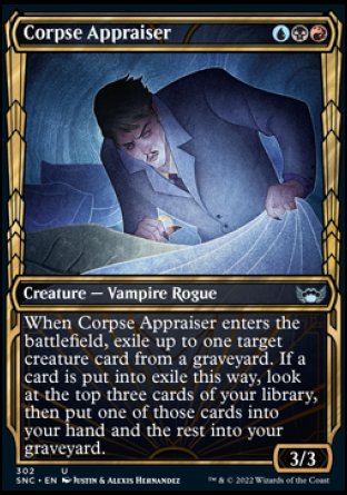 (302) Magic The Gathering Streets of New Capenna: Extras Single: Corpse Appraiser (V.1) Uncommon