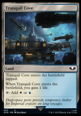 (303) Magic The Gathering Universes Beyond: Warhammer 40000 Single: Tranquil Cove Holo Common