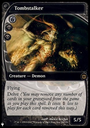 (091) Magic The Gathering The List Single: Tombstalker Rare