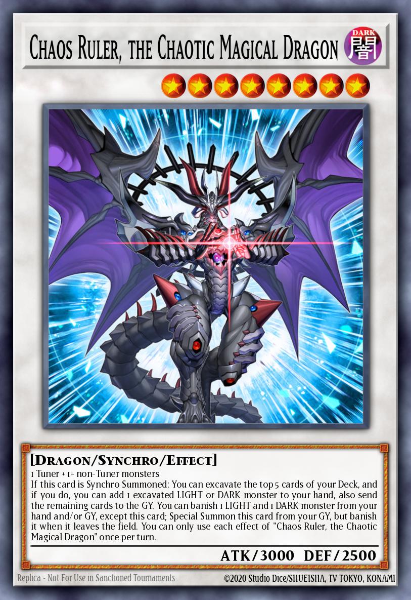 (150) YuGiOh TCG MP25: 2025 Mega-Pack Tin Single: Chaos Ruler, the Chaotic Magical Dragon  Secret Rare