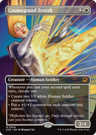 (304) Magic The Gathering Edge of Eternities: Extras Single: Cosmogrand Zenith Holo Mythic