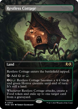 (304) Magic The Gathering Wilds of Eldraine: Extras Single: Restless Cottage Holo Rare