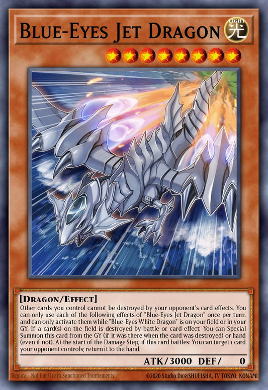 (017) YuGiOh TCG RA02: 25th Anniversary Rarity Collection II Single: Blue-Eyes Jet Dragon (V.1 - Super Rare)  Super Rare