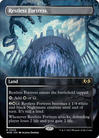 (305) Magic The Gathering Wilds of Eldraine: Extras Single: Restless Fortress Holo Rare