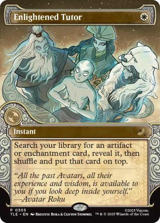 (305) Magic The Gathering Magic: The Gathering | Avatar: The Last Airbender: Eternal Single: Enlightened Tutor Rare