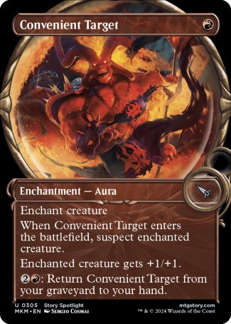 (305) Magic The Gathering Murders at Karlov Manor: Extras Single: Convenient Target Holo Uncommon