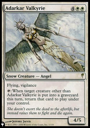 (001) Magic The Gathering The List Single: Adarkar Valkyrie Rare