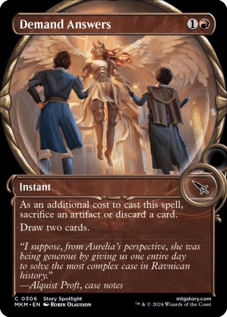 (306) Magic The Gathering Murders at Karlov Manor: Extras Single: Demand Answers Common
