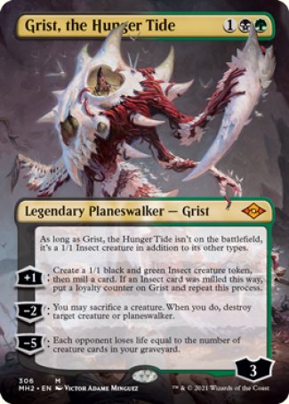 (306) Magic The Gathering Modern Horizons 2: Extras Single: Grist, the Hunger Tide (V.1) Mythic