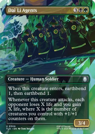 (306) Magic The Gathering Magic: The Gathering | Avatar: The Last Airbender: Extras Single: Dai Li Agents Holo Uncommon