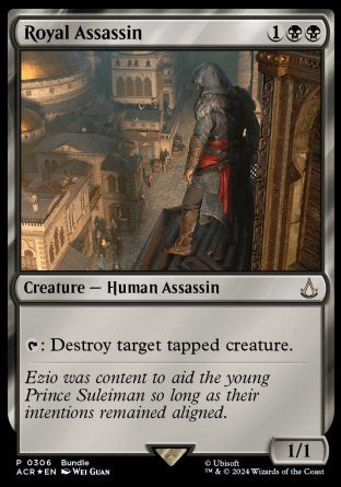 (306) Magic The Gathering Universes Beyond: Assassin's Creed: Extras Single: Royal Assassin (V.3) Holo Rare