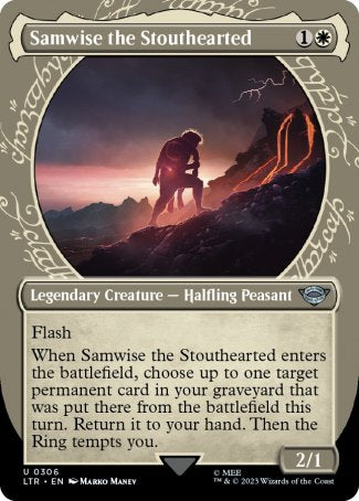 (306) Magic The Gathering The Lord of the Rings: Tales of Middle-earth: Extras Single: Samwise the Stouthearted (V.1) Uncommon