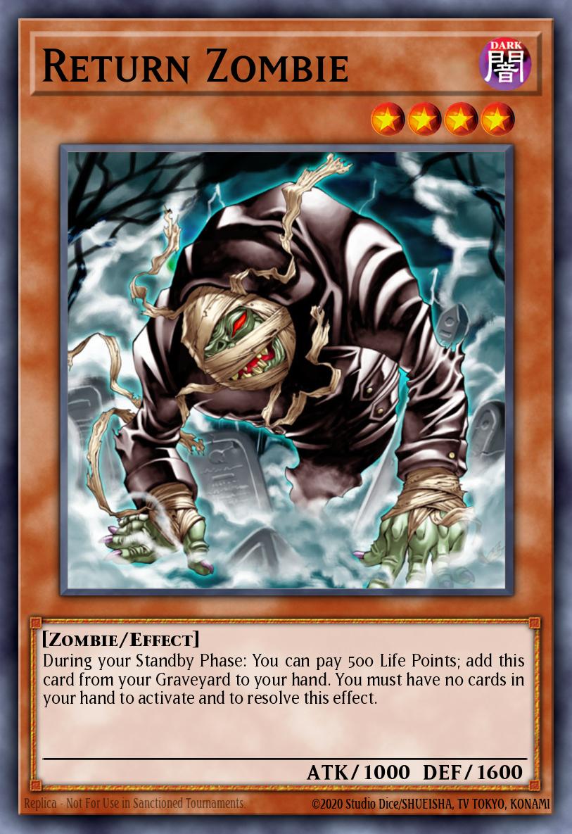 (201) YuGiOh TCG LCJW: Legendary Collection 4: Mega Pack Single: Return Zombie Common
