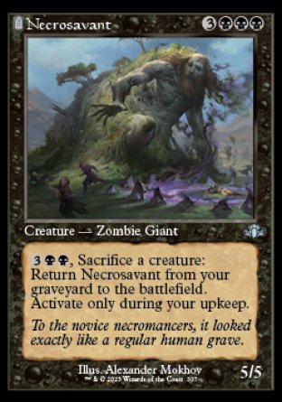 (307) Magic The Gathering Dominaria Remastered: Extras Single: Necrosavant Uncommon