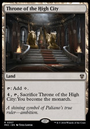 (307) Magic The Gathering Commander: Murders at Karlov Manor Single: Throne of the High City Rare