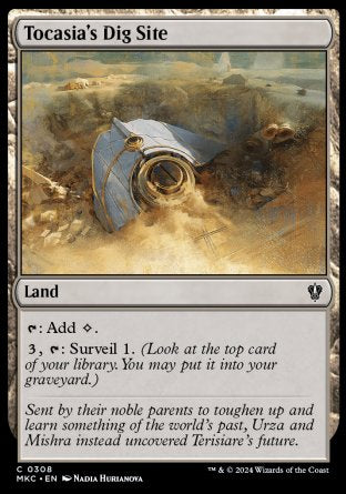 (308) Magic The Gathering Commander: Murders at Karlov Manor Single: Tocasia's Dig Site Common