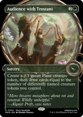 (309) Magic The Gathering Murders at Karlov Manor: Extras Single: Audience with Trostani Holo Rare