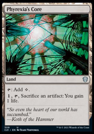 (309) Magic The Gathering Commander: Strixhaven Single: Phyrexia's Core Uncommon