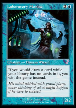 (309) Magic The Gathering Time Spiral Remastered: Extras Single: Laboratory Maniac Holo Time Shifted