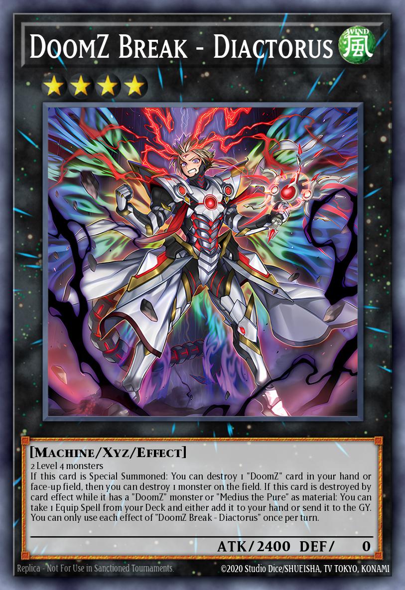 (046) YuGiOh TCG DOOD: Doom of Dimensions Single: DoomZ Break - Diactorus Super Rare