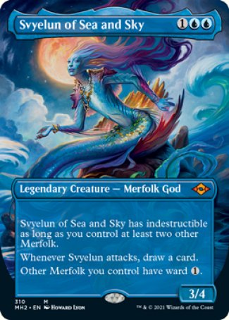 (310) Magic The Gathering Modern Horizons 2: Extras Single: Svyelun of Sea and Sky (V.1) Holo Mythic