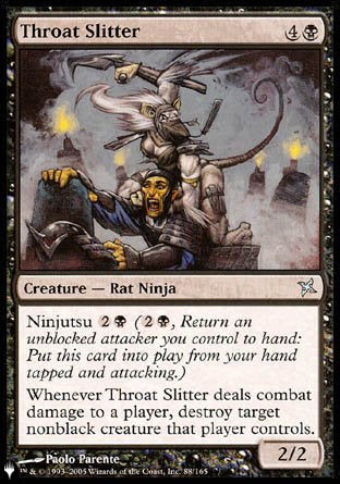 (088) Magic The Gathering The List Single: Throat Slitter Uncommon