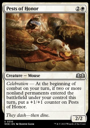 (310) Magic The Gathering Wilds of Eldraine: Extras Single: Pests of Honor Uncommon