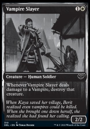 (310) Magic The Gathering Innistrad: Double Feature Single: Vampire Slayer Holo Common