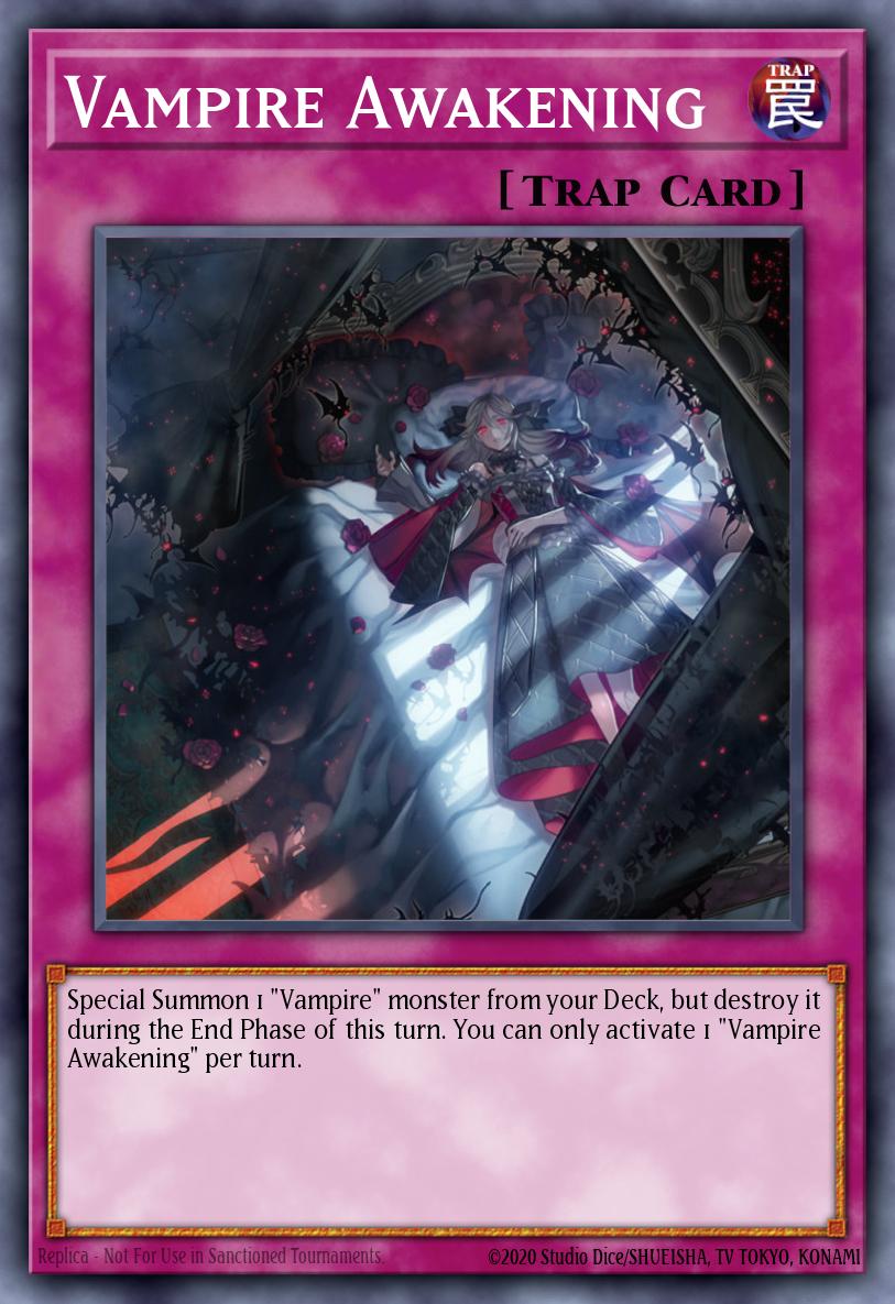 (242) YuGiOh TCG MP19: 2019 Gold Sarcophagus Tin Mega Pack Single: Vampire Awakening Common