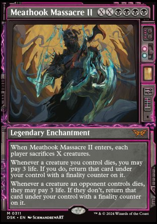 (311) Magic The Gathering Duskmourn: House of Horror: Extras Single: Meathook Massacre II (V.2) Mythic