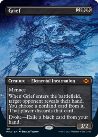 (311) Magic The Gathering Modern Horizons 2: Extras Single: Grief Holo Mythic