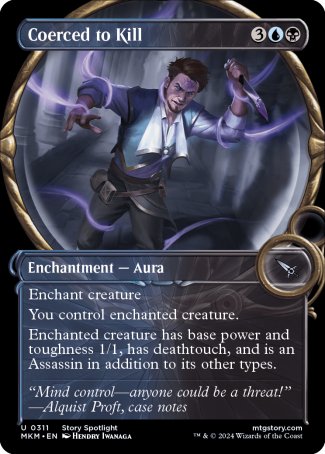(311) Magic The Gathering Murders at Karlov Manor: Extras Single: Coerced to Kill Uncommon