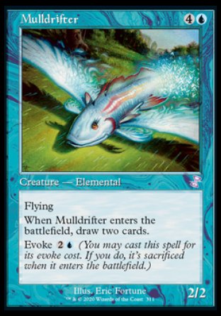 (311) Magic The Gathering Time Spiral Remastered: Extras Single: Mulldrifter Holo Time Shifted