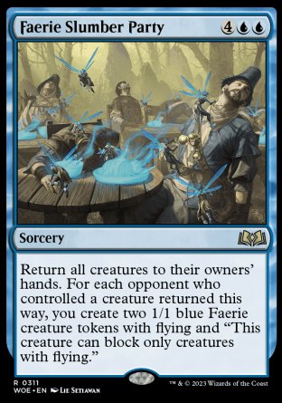 (311) Magic The Gathering Wilds of Eldraine: Extras Single: Faerie Slumber Party (V.1) Rare