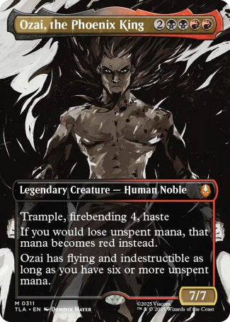 (311) Magic The Gathering Magic: The Gathering | Avatar: The Last Airbender: Extras Single: Ozai, the Phoenix King (V.1) Mythic