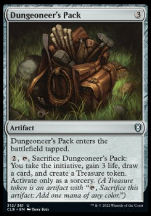 (312) Magic The Gathering Commander Legends: Battle for Baldur's Gate Single: Dungeoneer's Pack Holo Uncommon