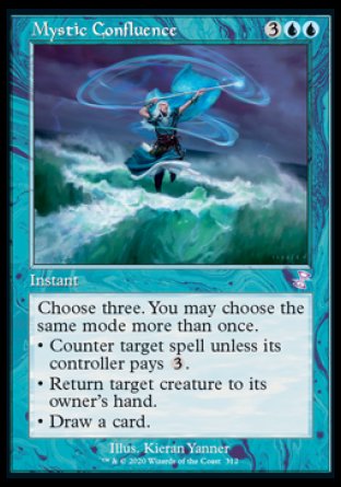 (312) Magic The Gathering Time Spiral Remastered: Extras Single: Mystic Confluence Holo Time Shifted