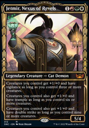 (312) Magic The Gathering Streets of New Capenna: Extras Single: Jetmir, Nexus of Revels (V.1) Holo Mythic