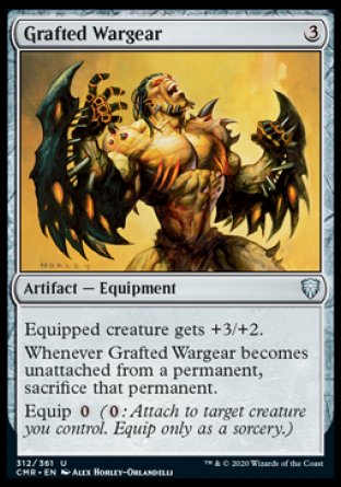 (312/361) Magic The Gathering Commander Legends Single: Grafted Wargear Uncommon
