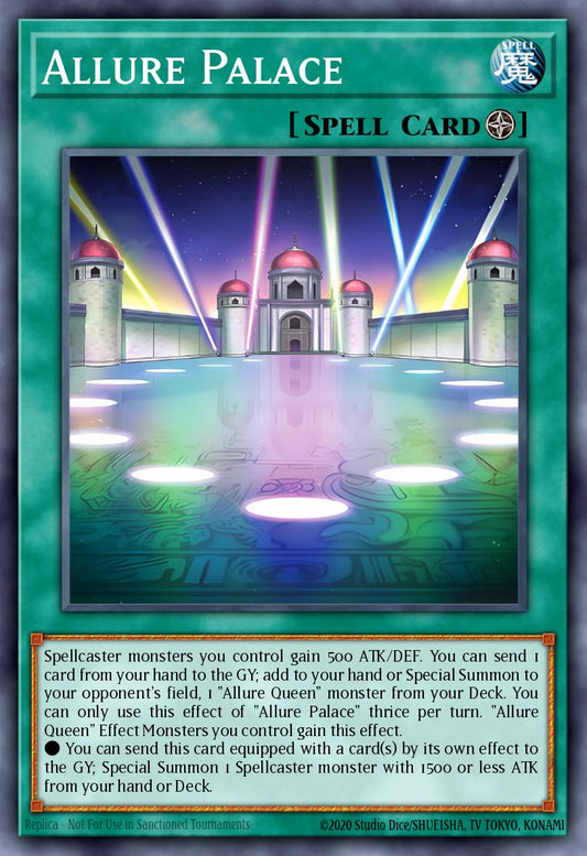 (059) YuGiOh TCG MZTM: Maze of the Master Single: Allure Palace  Super Rare