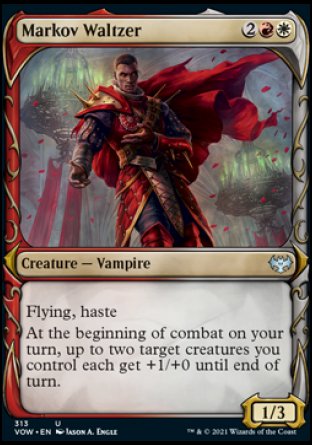 (313) Magic The Gathering Innistrad: Crimson Vow: Extras Single: Markov Waltzer Holo Uncommon