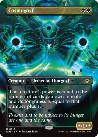 (313) Magic The Gathering Edge of Eternities: Extras Single: Cosmogoyf Holo Rare