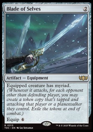 (313) Magic The Gathering Commander: Tarkir: Dragonstorm Single: Blade of Selves Rare
